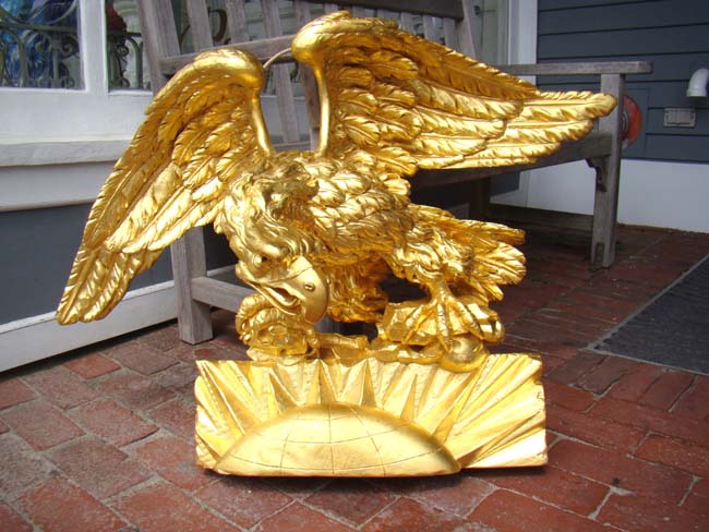 A fabulous antique carved American eagle circa 1880-1890
